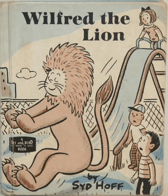 Wilfred the Lion book illustration.